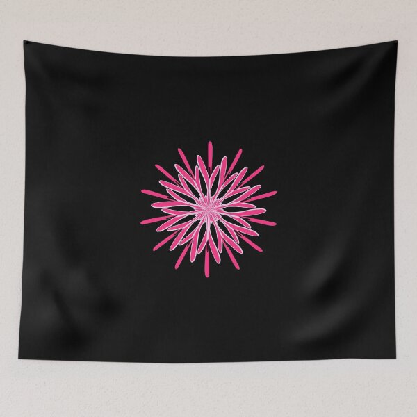 Item preview, Wild flower (Bright Pink) designed and sold by mixMixtli.