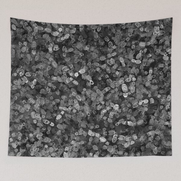 Item preview, Gray camouflage boot`s footprints designed and sold by dima-v.