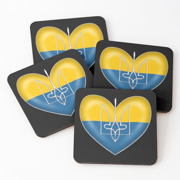 Item preview, LOVE YOU UKRAINE SYMBOL HEART designed and sold by La Loca.