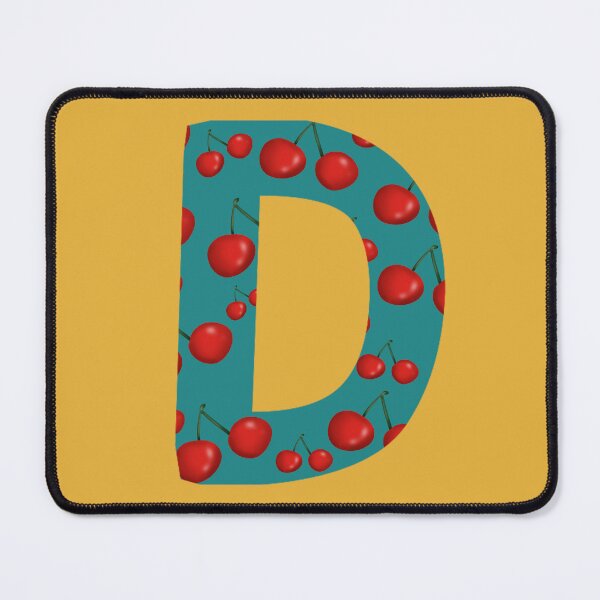 Item preview, Red Cherries Initial Monogram Letter D - Fruit designed and sold by Karen Ekdahl.