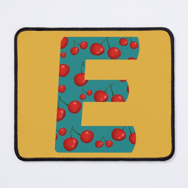 Item preview, Red Cherries Initial Monogram Letter E- Fruit designed and sold by Karen Ekdahl.