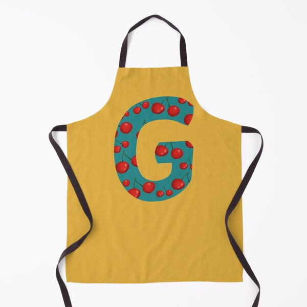 Item preview, Red Cherries Pattern Initial Monogram Letter G - Fruit designed and sold by Karen Ekdahl.