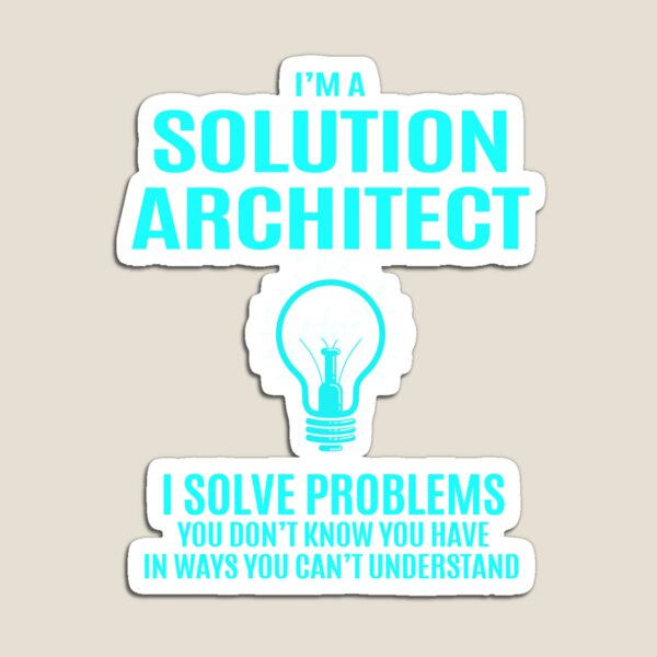 Item preview, Solution Architect T Shirt - I Solve Problems Gift Item Tee designed and sold by miraschroe.