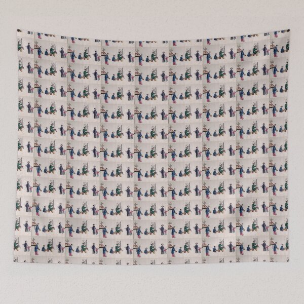 Item preview, People making silk - Qing dynasty (1644–1911) - 19th century chinese art designed and sold by BestUncommonTee.