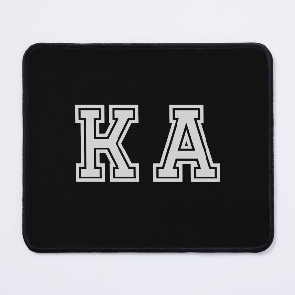 Item preview, K.A. Varsity Initials | Varsity Letters | Black And White | Personalised Gifts designed and sold by Avo And Sriracha.