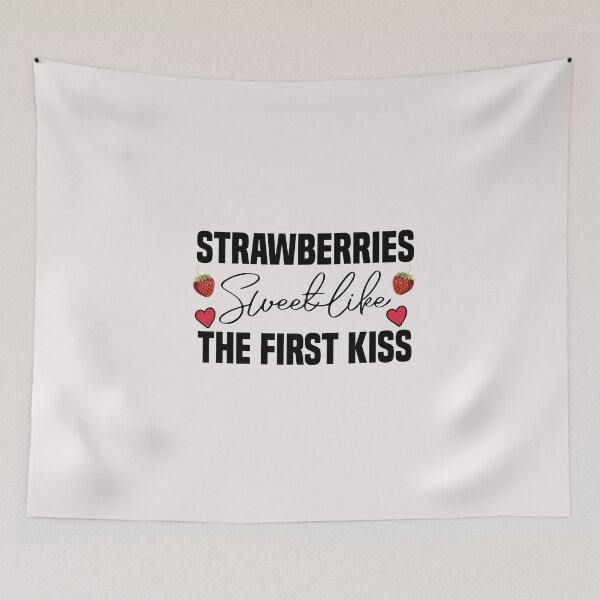Item preview, funny strawberries sweet like the first kiss designed and sold by Crystakim.