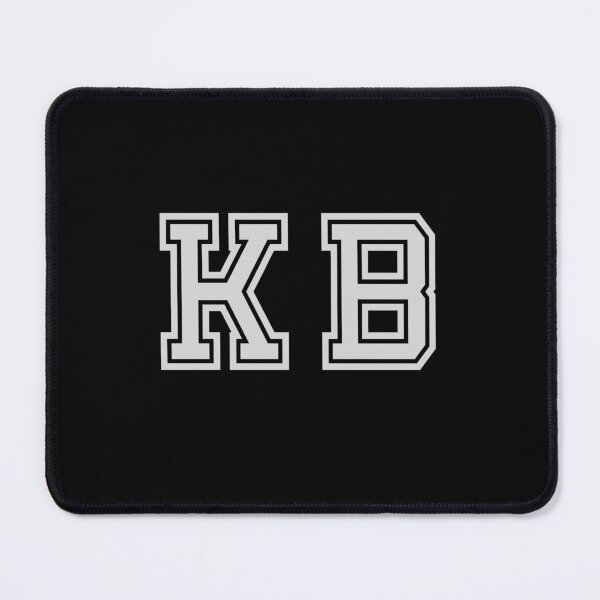 Item preview, K.B. Varsity Initials | Varsity Letters | Black And White | Personalised Gifts designed and sold by Avo And Sriracha.