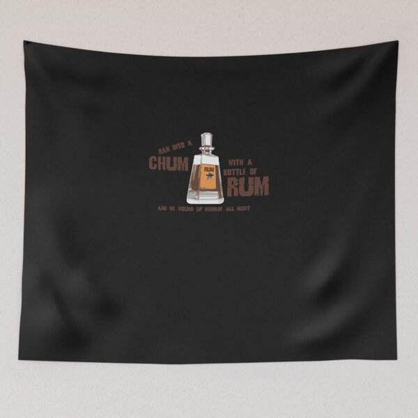 Item preview, Chum with a Bottle of Rum designed and sold by rempeljyfali.