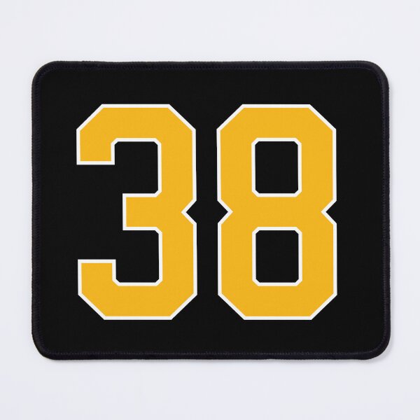 Item preview, Yellow Number 38 lucky sports jersey thirty eight designed and sold by HeavyStyle.