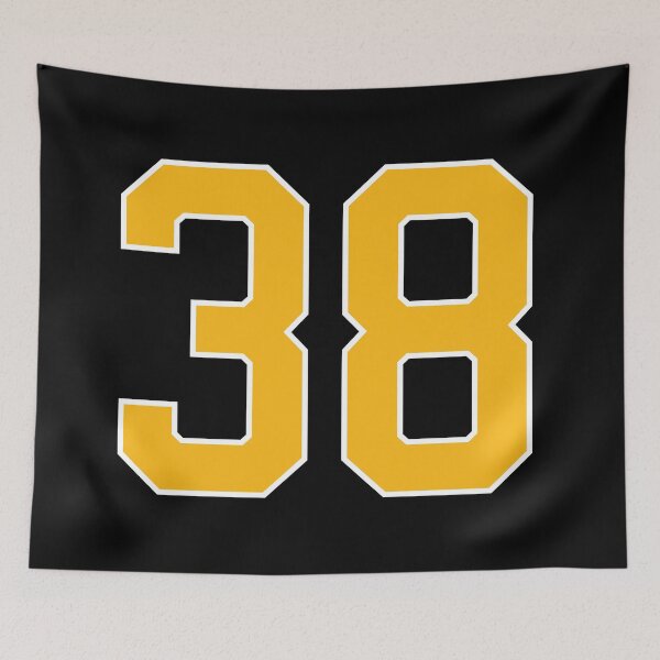 Item preview, Yellow Number 38 lucky sports jersey thirty eight designed and sold by HeavyStyle.