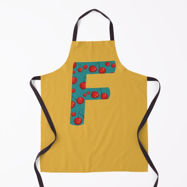 Item preview, Red Cherries Initial Monogram Letter F- Fruit designed and sold by Karen Ekdahl.