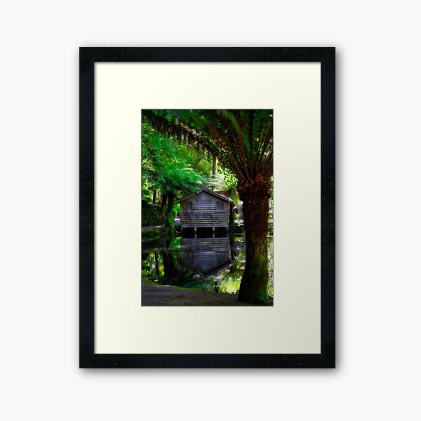 Item preview, Reflections of a beautiful abandoned cottage surrounded by trees and foliage designed and sold by DesignBoard Photography.