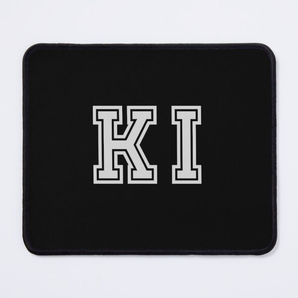 Item preview, K.I. Varsity Initials | Varsity Letters | Black And White | Personalised Gifts designed and sold by Avo And Sriracha.