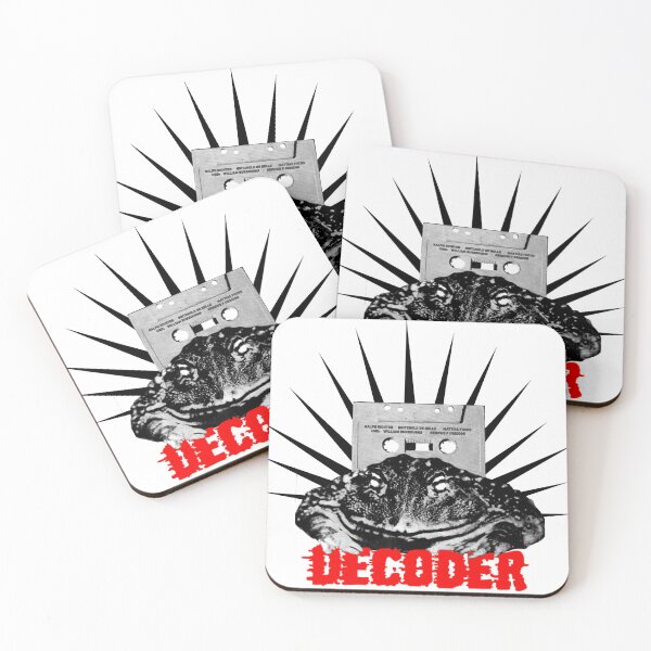 Item preview, DECODER 1984 Black White Red designed and sold by Merch Research.