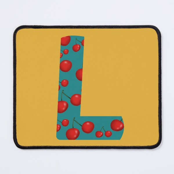 Item preview, Red Cherries Initial Monogram Letter L- Fruit designed and sold by Karen Ekdahl.
