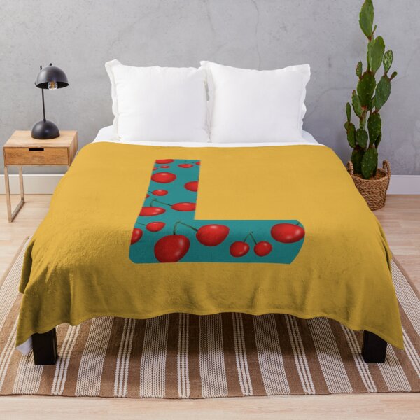 Item preview, Red Cherries Initial Monogram Letter L- Fruit designed and sold by Karen Ekdahl.