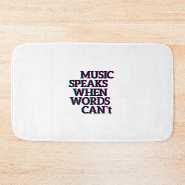Item preview, Music speaks when words can`t designed and sold by InstaCreatives.