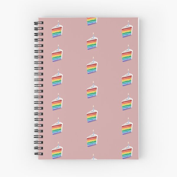 Aperçu de l'œuvre gâteau arc-en-ciel créée et vendue par Purplepugprints.