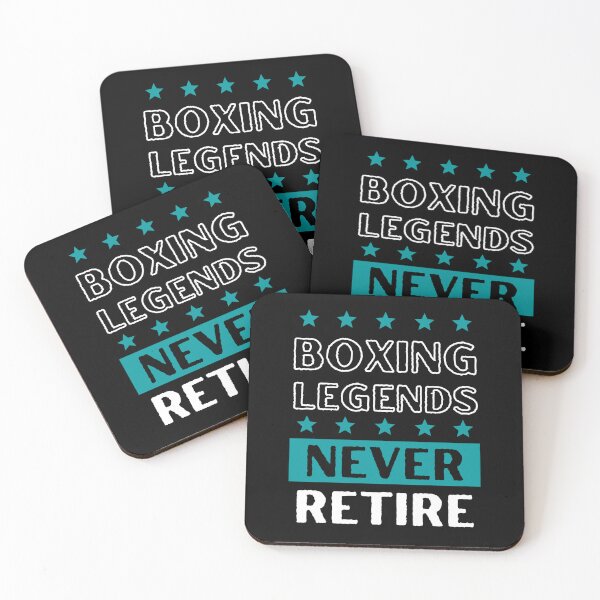 Item preview, Boxing Legends Never Retire - Blue designed and sold by 9N20.