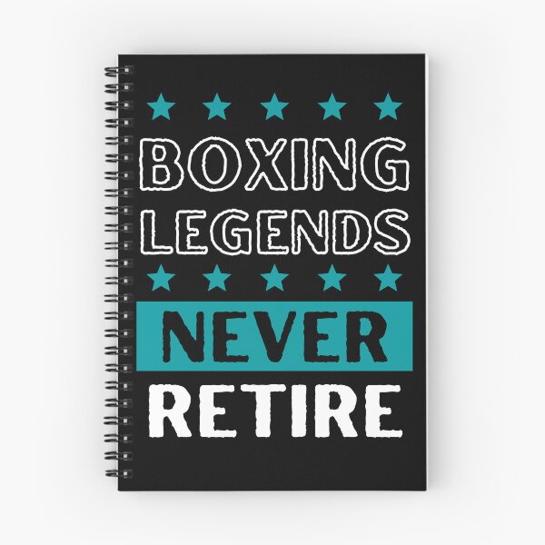 Item preview, Boxing Legends Never Retire - Blue designed and sold by 9N20.