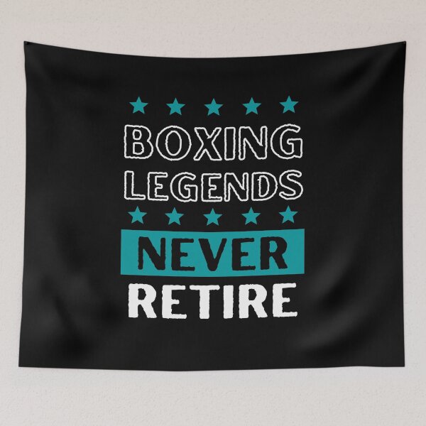 Item preview, Boxing Legends Never Retire - Blue designed and sold by 9N20.