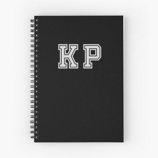 Item preview, K.P. Varsity Initials | Varsity Letters | Black And White | Personalised Gifts designed and sold by Avo And Sriracha.