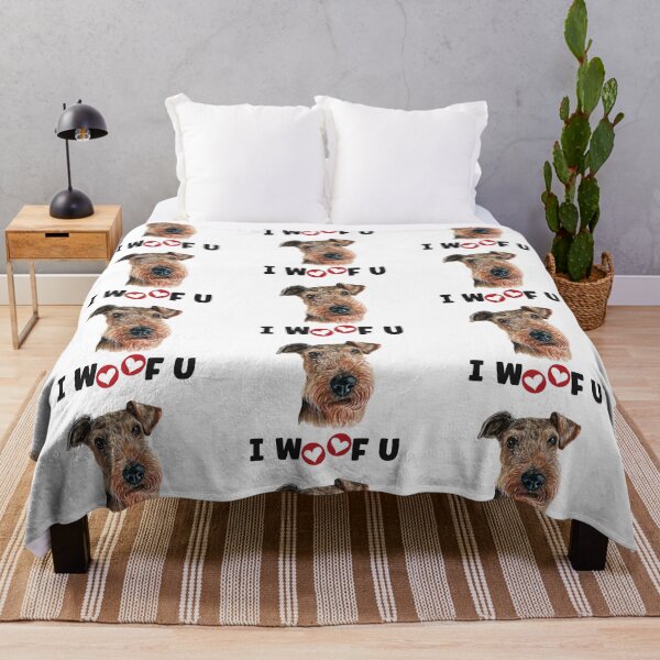 Item preview, Airdale Terrier Dog I Woof You designed and sold by Blok45.