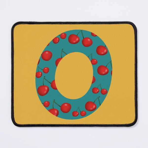 Item preview, Red Cherries Initial Monogram Letter O - Fruit designed and sold by Karen Ekdahl.