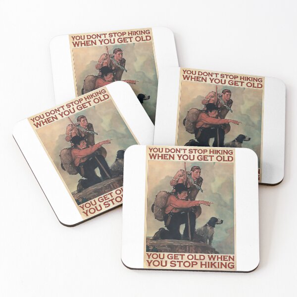 Item preview, Hikers You Don't Stop Hiking When You Get Old designed and sold by FrogMud34.
