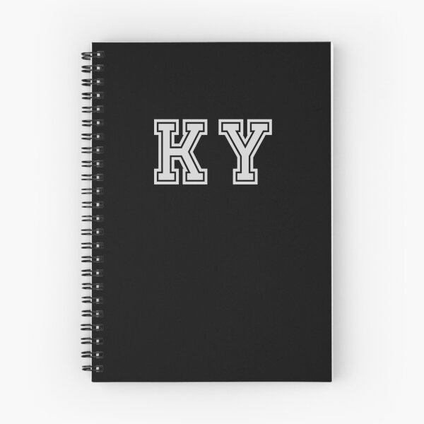 Item preview, K.Y. Varsity Initials | Varsity Letters | Black And White | Personalised Gifts designed and sold by Avo And Sriracha.
