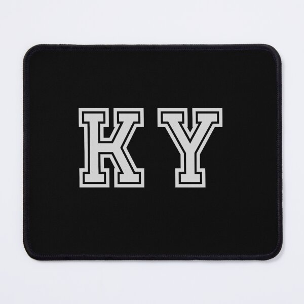 Item preview, K.Y. Varsity Initials | Varsity Letters | Black And White | Personalised Gifts designed and sold by Avo And Sriracha.