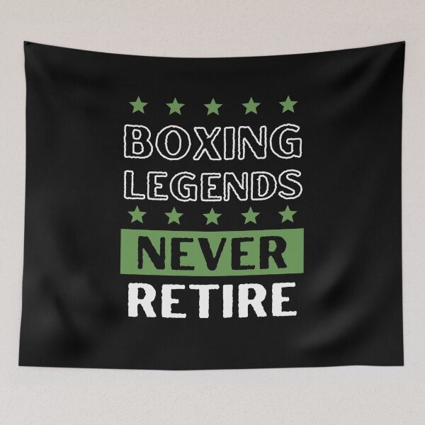 Item preview, Boxing Legends Never Retire - Green designed and sold by 9N20.