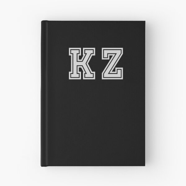 Item preview, K.Z. Varsity Initials | Varsity Letters | Black And White | Personalised Gifts designed and sold by Avo And Sriracha.