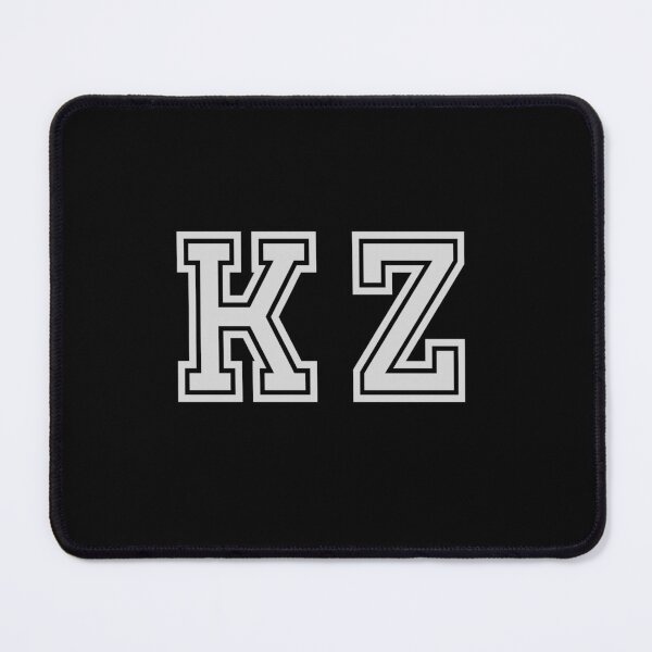 Item preview, K.Z. Varsity Initials | Varsity Letters | Black And White | Personalised Gifts designed and sold by Avo And Sriracha.