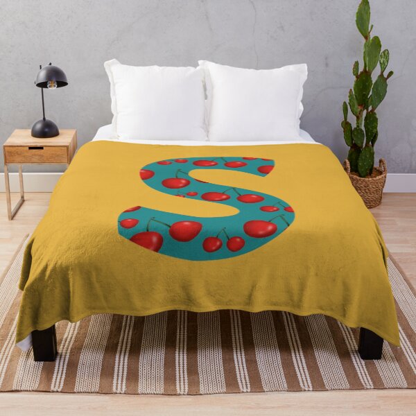 Item preview, Red Cherries Initial Monogram Letter S - Fruit designed and sold by Karen Ekdahl.