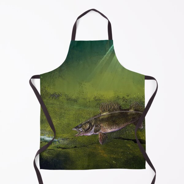 Item preview, Walleye, the Chase, Fishing Art designed and sold by fishweardesigns.