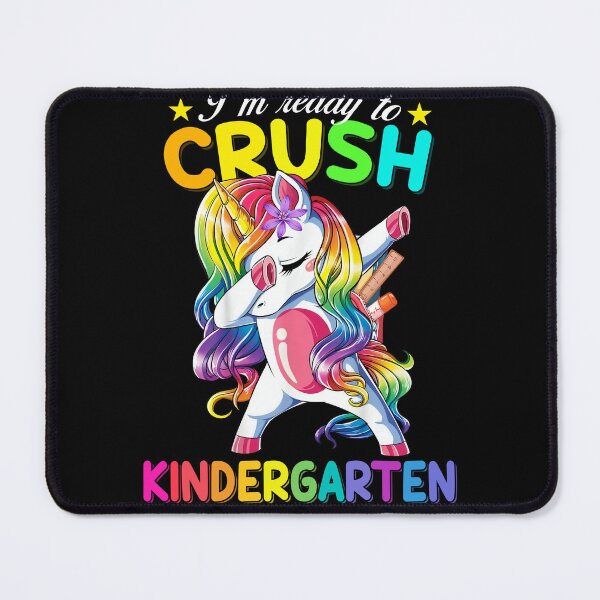 Item preview, I am ready to crush kindergarten back to school unicorn designed and sold by Danielle6695.