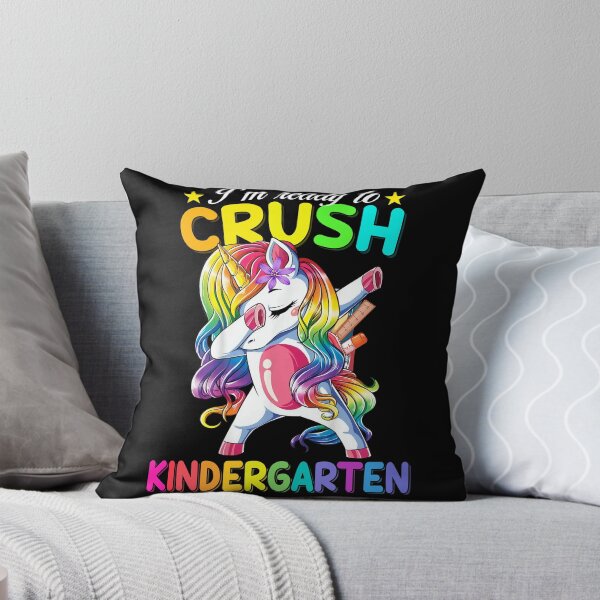 Item preview, I am ready to crush kindergarten back to school unicorn designed and sold by Danielle6695.