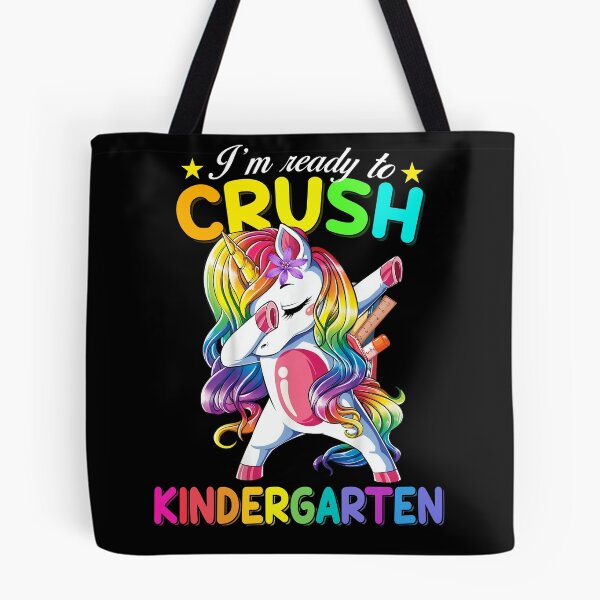 Item preview, I am ready to crush kindergarten back to school unicorn designed and sold by Danielle6695.