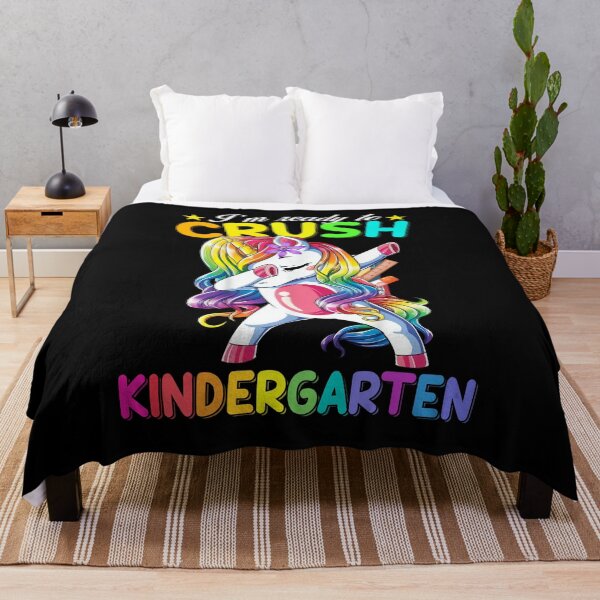 Item preview, I am ready to crush kindergarten back to school unicorn designed and sold by Danielle6695.