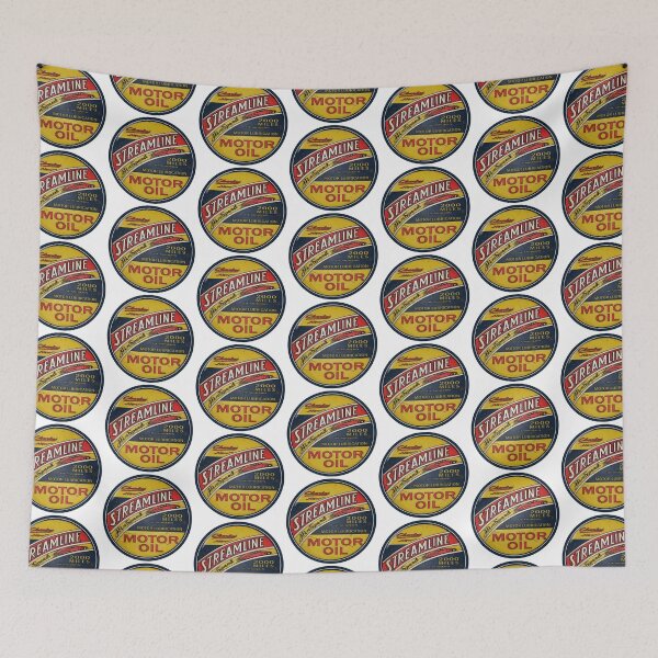 Item preview, Streamline Motor Lubrication Oil Vintage Sign designed and sold by Wilcox PhotoArt.
