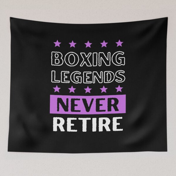 Item preview, Boxing Legends Never Retire - Purple designed and sold by 9N20.
