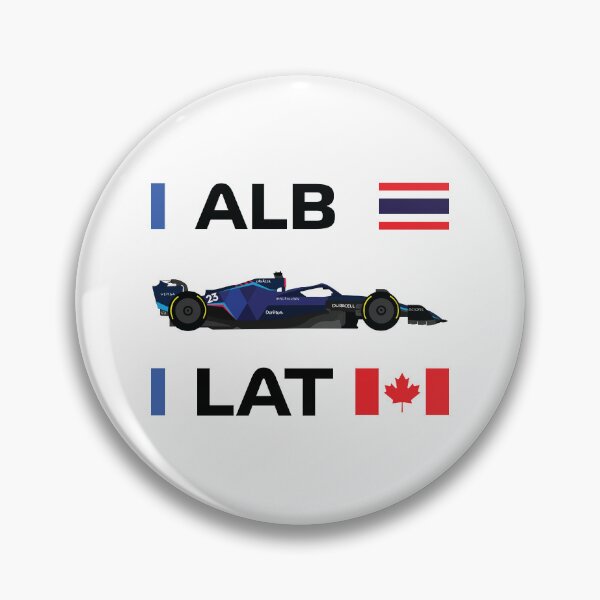Item preview, Williams Racing F1 Team 2022 car FW44 Drivers Alex Albon Nicholas Latifi  designed and sold by FormulaGTee1.