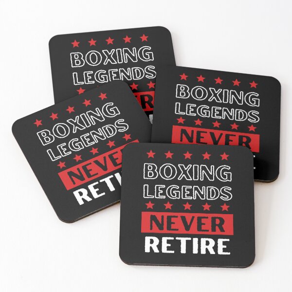 Item preview, Boxing Legends Never Retire - Red designed and sold by 9N20.