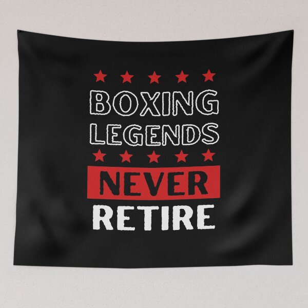Item preview, Boxing Legends Never Retire - Red designed and sold by 9N20.