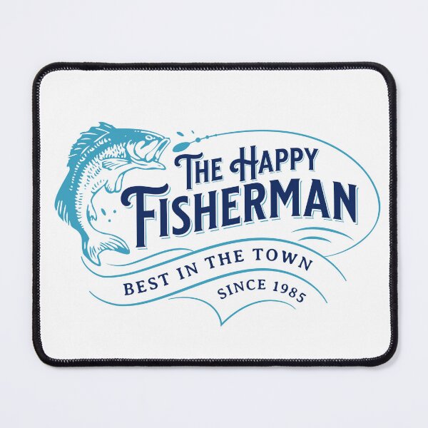 Item preview, The Happy Fisherman Best In The Town designed and sold by Nepaz-Designs.