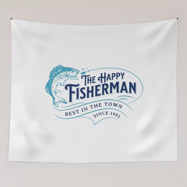 Item preview, The Happy Fisherman Best In The Town designed and sold by Nepaz-Designs.