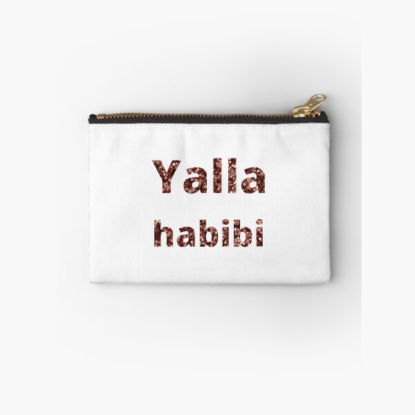 Item preview, Yalla Habibi  Arabic text / Arabic Love Saying /Birthday Gift /Eid gift / Love Gift For Women designed and sold by Reddiamond3 ⭐⭐⭐⭐⭐.