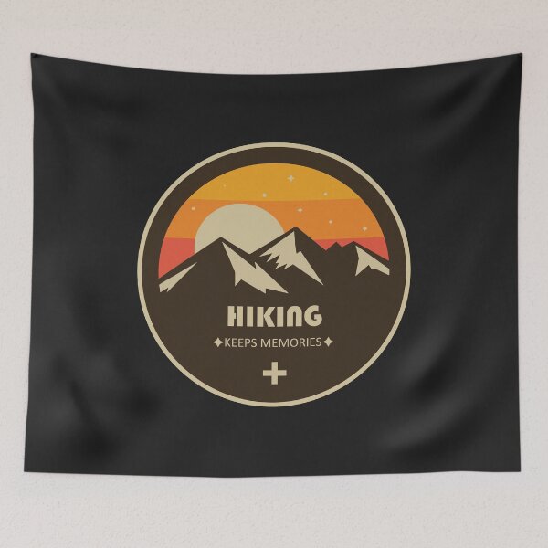 Item preview, Hiking Keeps Memories Sunset Design designed and sold by limos.