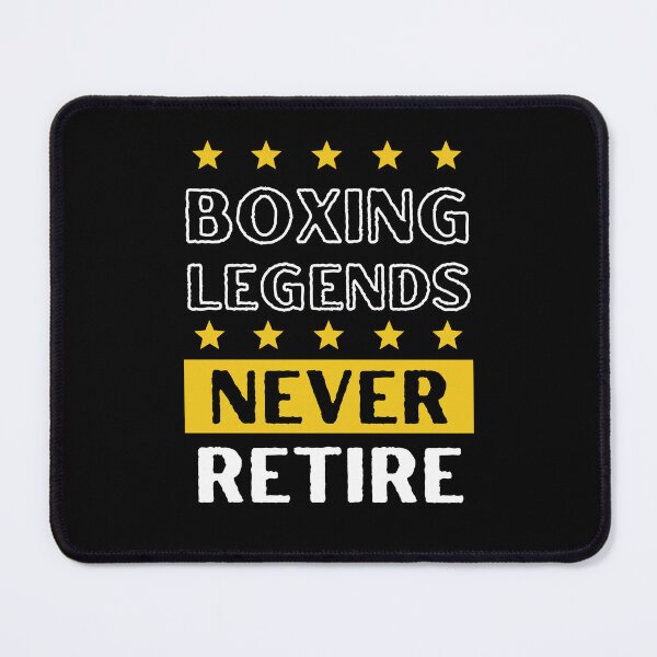 Item preview, Boxing Legends Never Retire - Yellow designed and sold by 9N20.